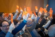 Viele orange Zustimmung für den Mörschwiler.