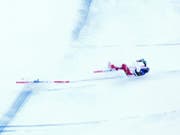 Marc Gisin stürzte in der Abfahrt in Val Gardena schwer (Bild: KEYSTONE/EPA ANSA/ANDREA SOLERO)