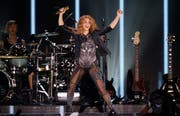 Shakira bei einem Konzert in Mexiko City während ihrer im November zu Ende gegangenen Welttournee. (Bild: Jorge Núñez/EPA/11. Oktober 2018)