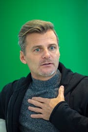 Alain Sutter ist seit einem Jahr der Sportchef des FC St.Gallen. (Bild: Urs Bucher)