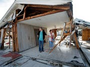 Katastrophen wie der Hurrikan «Michael» haben in diesem Jahr einen Schaden von schätzungsweise 155 Milliarden Dollar angerichtet. (Bild: KEYSTONE/AP/GERALD HERBERT)