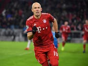 Jetzt ist es offiziell: Arjen Robben bestreitet seine letzten Saison bei Bayern München (Bild: KEYSTONE/AP dpa/SVEN HOPPE)