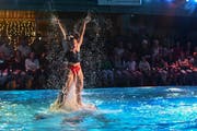 Die Gala-Show des SC Flös war gespickt mit Höhepunkten. (Bild: Heini Schwendener)