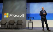 Microsoft-CEO Satya Nadella an der Generalversammlung des Softwarekonzerns am 28. November in Bellevue (Bundesstaat Washington). Bild: Ted S. Warren/AP