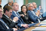 Prima inter pares: Manuela Weichelt-Picard tritt als Frau Landammann auf dem Höhepunkt ab. (Bild: Stefan Kaiser (Zug, 13. Dezember 2018))