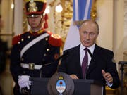 Auch dieses Jahr kam es zu heftigem Säbelrasseln im Ukraine-Konflikt. (Bild: Natacha Pisarenke/AP Photo (Buenos Aires, 1. Dezember 2018))