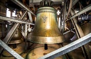 Die grosse As-Ton-Glocke der Katholischen Kirche St. Pelagius.