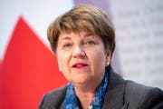 Im ersten Wahlgang in den Bundesrat: Viola Amherd wird neue Bundesrätin. (Bild: Anthony Anex/Keystone (Bern, 5. Dezember 2018))