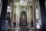 Im Kirchenschiff will Ursula Trucco eine frei schwebende Plattform installieren.