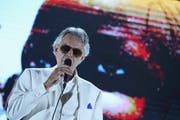 Andrea Bocelli bei einer Benefiz-Gala in Cinecittà. Bild: Jonathan Leibson/Getty, Rom, 10.9.2017¼