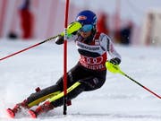 Mikaela Shiffrin siegte zum bereits 50. Mal im Weltcup (Bild: KEYSTONE/EPA/SEBASTIEN NOGIER)