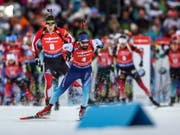 Mitten in der Weltspitze: Benjamin Weger (Bild: KEYSTONE/EPA/MARTIN DIVISEK)