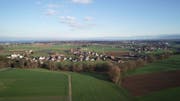 Luftaufnahme vom Ortsteil Hefenhofen der Gemeinde Hefenhofen. (Bild Manuel Nagel)