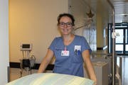 Bettina Rieder aus Altdorf ist Stationsleiterin des 4. Stocks im Kantonsspital Uri. (Bild: Markus Zwyssig)