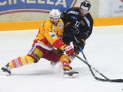 Marc-Antoine Pouliot und Luca Cunti (rechts) sind in der neuen Saison Teamkollegen beim EHC Biel (Bild: KEYSTONE/TI-PRESS/ALESSANDRO CRINARI)