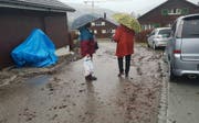 In Wattwil sind die Spuren der stürmischen Regennacht deutlich zu sehen. (Bild: BRK News)