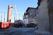 Auf dem Fremo-Areal sind die Arbeiten im Gang. (Bild: Eddy Schambron)