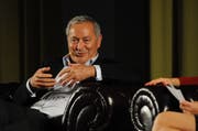 Investor Samih Sawiris bei einem Podium in Altdorf. (Bild: Urs Hanhart (Altdorf, 22. November 2017))