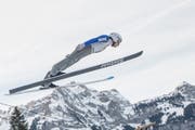 Simon Ammann kann fliegen. (Bild: KEYSTONE/Urs Flüeler, 27. Dezember 2018)