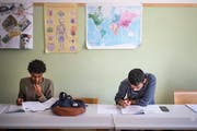 Die Sprache ist ein wichtiger Pfeiler der Integration. Aber nicht der einzige. (Bild: Benjamin Manser (St.Gallen, 15. Juni 2018))