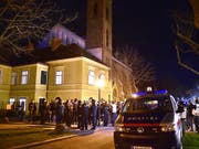 Tatort katholische Kirche Maria Immacolata in Wien-Floridsdorf. (Bild: KEYSTONE/APA/APA/HANS PUNZ)