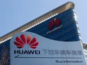 Expansion: Der chinesische Technologieriese Huawei erwartet für das noch laufende Geschäftsjahr eine weitere Umsatzsteigerung. (Bild: KEYSTONE/AP/ANDY WONG)