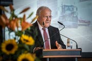 Bundesrat Johann Schneider-Ammann setzt sich für die Forschungszusammenarbeit zwischen der Schweiz und der EU ein. (Bild: Andrea Stalder)