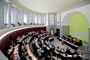 Blick in den Kantonsratssaal Luzern. (Archivbild: Pius Amrein)