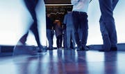 Auch an der Frankfurter Börse herrschte in den vergangenen Tagen eine angespannte Stimmung. (Bild: Ralph Orlowski/Reuters (Frankfurt, 28. Dezember 2018))