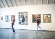 Kunstmuseum Thurgau mit Bildern der Schweizer Expressionistin Helen Dahm. (Bild: Andrea Stalder)