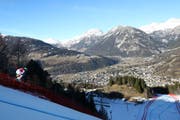 Beat Feuz erreicht in der Abfahrt von Bormio erstmals das Podest. (Bild: Alessandro Trovati)