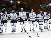 Die Nürnberg Ice Tigers sorgten am Spengler Cup für die erste grosse Überraschung und qualifizierten sich für die Halbfinals (Bild: KEYSTONE/SPENGLER CUP/GIAN EHRENZELLER)