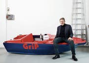 Thilo Bräuninger will mit seinem Produkt Stürze verhindern helfen. (Bild: Stefan Kaiser (Rotkreuz, 28. 11. 2018))