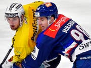 Marco Miranda (rechts) wechselt auf die kommende Saison hin zu Genève-Servette (Bild: KEYSTONE/WALTER BIERI)
