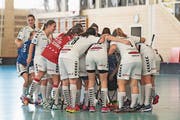 Die Damen von Zug United halten zusammen. (Bild: Archivbild: Roger Zbinden (Rotkreuz 6. Oktober 2018))