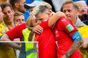 Lara Gut und Valon Behrami (Laurent Gillieron/KEY)
