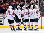 Die Schweizer Junioren liessen gegen Dänemark nichts anbrennen (Bild: KEYSTONE/AP The Canadian Press/DARRYL DYCK)