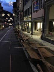 Die Stände in Lichtensteig hielten dem Wetter nicht stand. (Bild: PD)