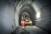 Der Bruggwaldtunnel war diesen Sommer neun Wochen gesperrt. (Bild: Ralph Ribi)