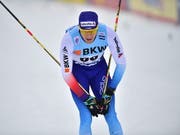 Kann mit seinem Rennen nicht zufrieden sein: Dario Cologna (Bild: KEYSTONE/GIAN EHRENZELLER)