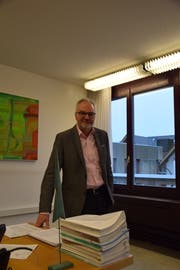 Macht sich keine Neujahrsvorsätze: Gemeindepräsident Elmar Metzger. Bild: Tobias Söldi