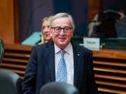 EU-Kommissionschef Jean-Claude Juncker hat den EU-Staaten eine «himmelschreiende Heuchelei» in der Diskussion um eine grössere europäische Grenzschutztruppe vorgeworfen. (Bild: KEYSTONE/EPA/STEPHANIE LECOCQ)