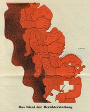 Diese Karikatur schuf Heinrich Danioth 1934 für den «Nebelspalter». (Bild: PD)