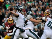 Nick Foles führte die Philadelphia Eagles wieder in die Playoffs liess sich gegen die Washington Redskins aber im letzten Viertel auswechseln (Bild: KEYSTONE/FR170908 AP/MARK TENALLY)