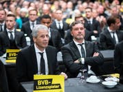 Trainer Lucien Favre und Sportdirektor Michael Zorc bilden bei Borussia Dortmund ein erfolgreiches Duo (Bild: KEYSTONE/dpa/BERND THISSEN)