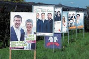 Plakate haben die Wahlen geprägt – und ausserdem recht viel Geld gekostet. (Bild: Werner Schelbert (Hünenberg, 10. September 2018))