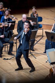 Jungstar Ray Chen überzeugte beim Auftritt im KKL. Bild: Nadia Schärli (Luzern, 3. Dezember 2018)