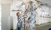 Ein Ort, an dem städtische Kultur sicht- und spürbar wird: Das «Werkhaus 45» an der Haggenstrasse 45 liess vor zwei Jahren erahnen, wie ein «Haus der Künste» für die Gallusstadt aussehen könnte. (Bild: Benjamin Manser - 9. Juni 2016)