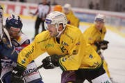 Lars Frei traf nur 33 Sekunden nach der Thurgauer Führung mit einem «Buebetrickli» zum 2:0. (Bild: Mario Gaccioli, Kloten, 22. September 2018)
