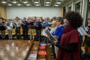Der Chor Cantus Rothenburg bei einer Probe. (Bild: Dominik Wunderli, 28. November 2018)